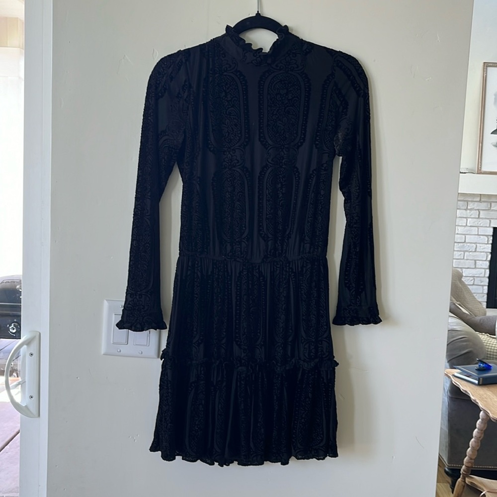 Shoshanna Black Midi Dress